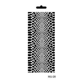 Cadence 10x20 cm MU-28 Mix Media Stencil