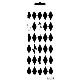 Cadence 10x20 cm MU-31 Mix Media Stencil