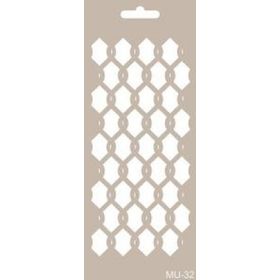 Cadence 10x20 cm MU-32 Mix Media Stencil