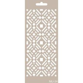 Cadence 10x20 cm MU-34 Mix Media Stencil