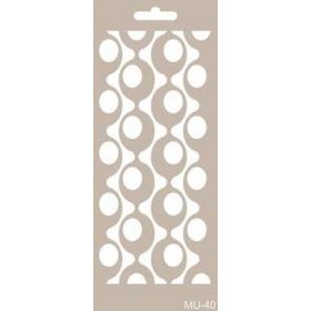 Cadence 10x20 cm MU-40 Mix Media Stencil