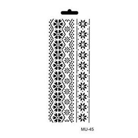 Cadence 10x20 cm MU-45 Mix Media Stencil