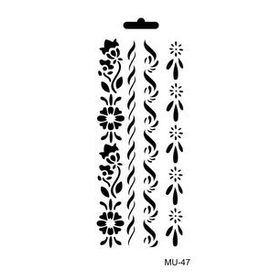 Cadence 10x20 cm MU-47 Mix Media Stencil