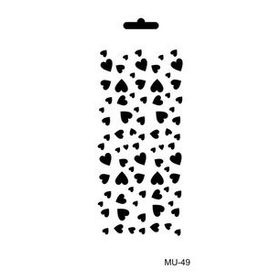 Cadence 10x20 cm MU-49 Mix Media Stencil
