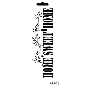 Cadence 10x20 cm MU-51 Mix Media Stencil