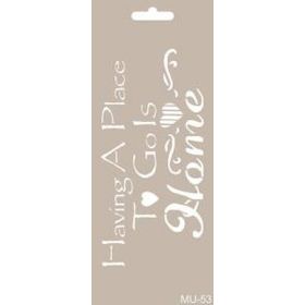 Cadence 10x20 cm MU-53 Mix Media Stencil