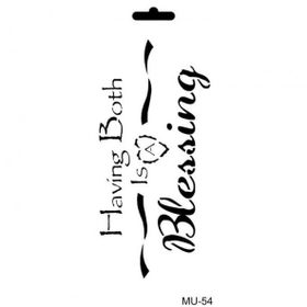 Cadence 10x20 cm MU-54 Mix Media Stencil