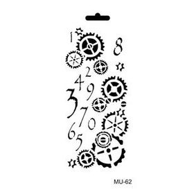 Cadence 10x20 cm MU-62 Mix Media Stencil