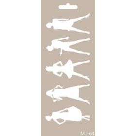 Cadence 10x20 cm MU-64 Mix Media Stencil