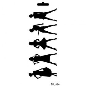 Cadence 10x20 cm MU-64 Mix Media Stencil