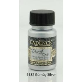 Cadence 1132 Gümüş Dora Metalik Kumaş Boyası
