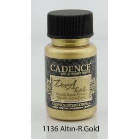 Cadence 1136 Altın Dora Metalik Kumaş Boyası