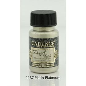 Cadence 1137 Platin Dora Metalik Kumaş Boyası