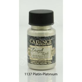 Cadence 1137 Platin Dora Metalik Kumaş Boyası