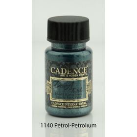 Cadence 1140 Petrol Dora Metalik Kumaş Boyası