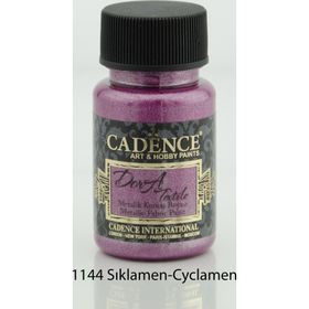 Cadence 1144 Siklamen Dora Metalik Kumaş Boyası