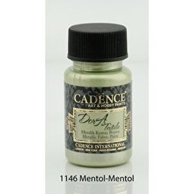 Cadence 1146 Mentol Dora Metalik Kumaş Boyası