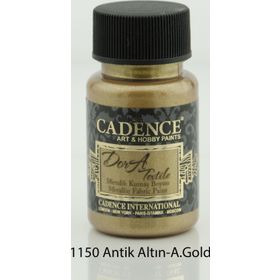 Cadence 1150 Antik Altın Dora Metalik Kumaş Boyası