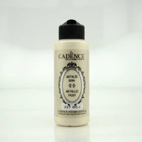 Cadence 120 ml Bej Akrilik Ahşap Metalik Boya