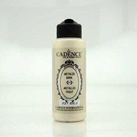 Cadence 120 ml Bej Akrilik Ahşap Metalik Boya