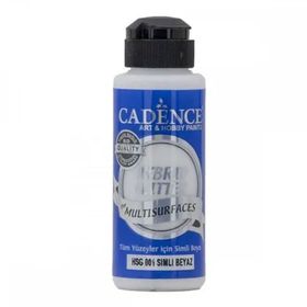 Cadence 120 ml Beyaz HSG-001 Simli Hibrit Multisurface Boya