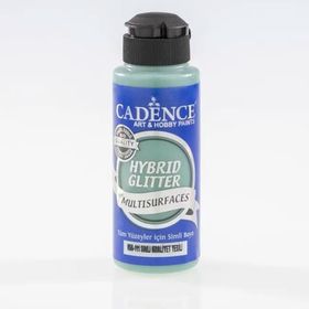 Cadence 120 ml HSA-111 Kraliyet Yeşili Hybrid Multisurface Altın Simli Boya