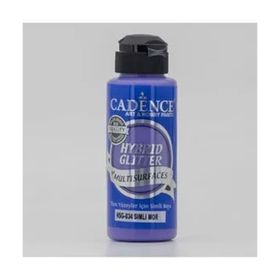 Cadence 120 ml HSG-034 Mor Gümüş Hybrid Glitter Multisurface Simli Boya