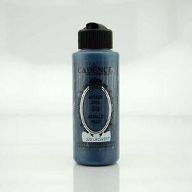 Cadence 120 ml Lacivert Akrilik Ahşap Metalik Boya