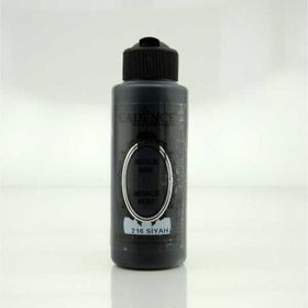 Cadence 120 ml Siyah Akrilik Ahşap Metalik Boya