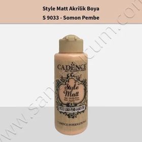 Cadence 120 ml Somon Pembe Style Matt Akrilik Boya