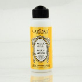 Cadence 120 ml Yarı Mat Ultimate Glaze Su Bazlı Sır Vernik