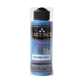 Cadence 120ml 0158 Kobalt Mavi Premium Akrilik Boya