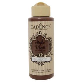 Cadence 120Ml. 9039-Koyu Kahve Style Matt Akrilik Boya
