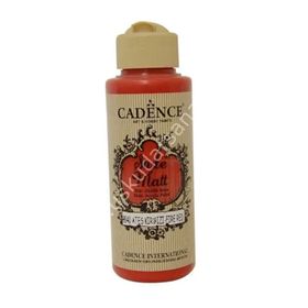 Cadence 120Ml. 9040-Ateş Kırmızı Style Matt Akrilik Boya