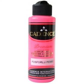 Cadence 120ml Fosforlu Pembe Premium Akrilik Boya