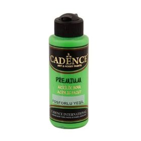Cadence 120ml Fosforlu Yeşil Premium Akrilik Boya