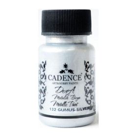 Cadence 132 Gümüş 50 ml Dora Metalik Boya