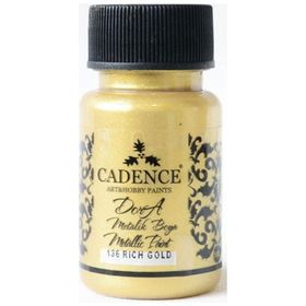 Cadence 136 Rich Altın 50 ml Dora Metalik Boya
