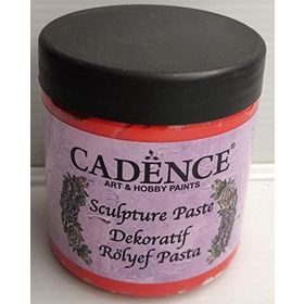 Cadence 1390 Mercan Kırmızı 250 ml Dekoratif Rölyef Pasta