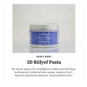 Cadence 150 ml Heavy Body Modelling Paste 3D Rölyef Pasta