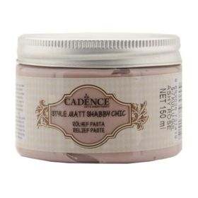 Cadence 150 ml SR07 Küllü Gül Ashy Rose Shabby Chic Rölyef Pasta
