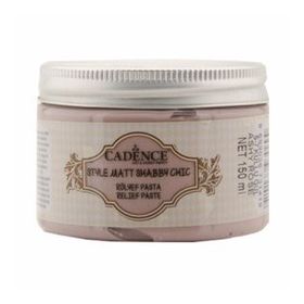 Cadence 150 ml SR07 Küllü Gül Ashy Rose Shabby Chic Rölyef Pasta