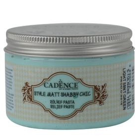 Cadence 150 ml SR11 Açık Nane Yeşili Shabby Chic Rölyef Pasta
