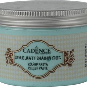 Cadence 150 ml SR11 Açık Nane Yeşili Shabby Chic Rölyef Pasta