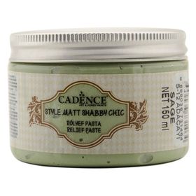 Cadence 150 ml SR12 Adaçayı Sage Shabby Chic Rölyef Pasta