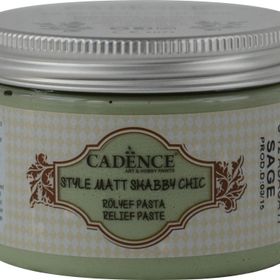 Cadence 150 ml SR12 Adaçayı Sage Shabby Chic Rölyef Pasta