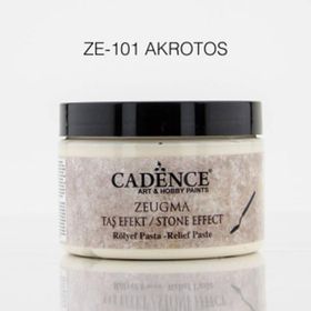 Cadence 150 ml ZE101 Akrotos Zeugma Taş Efekti Rölyef Pasta