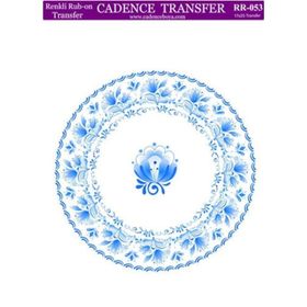 Cadence 17x25 cm RR-053 Renkli Rub-On Transfer