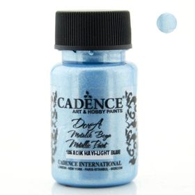Cadence 186 50 ml Açık Mavi Dora Metalik Boya