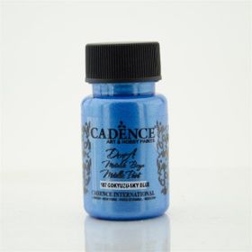 Cadence 187 50 ml Gökyüzü Mavi Dora Metalik Boya